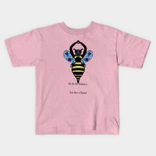 Gas Mask Give Bees A Chance Kids T-Shirt